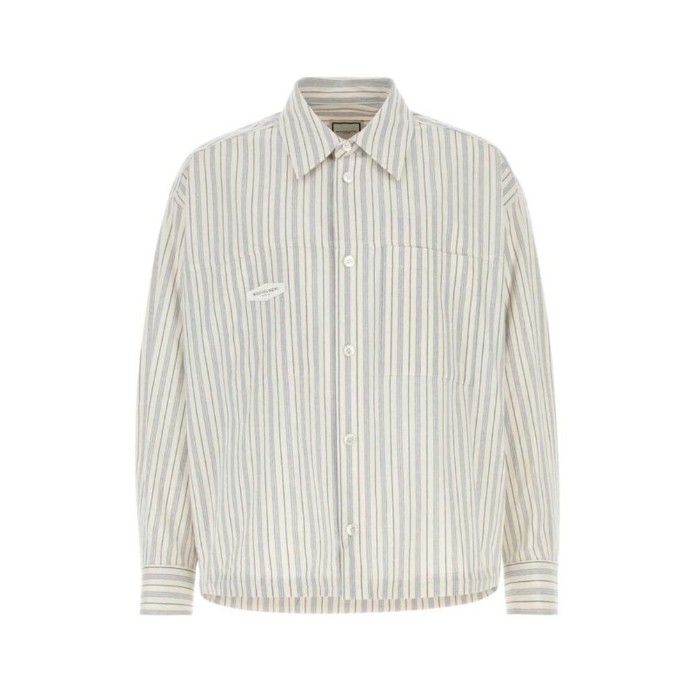 Wooyoungmi Men Embroidered Cotton Shirt